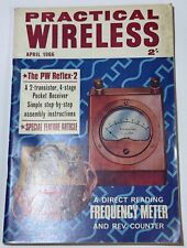 Practical Wireless  April  1966 - 2 Transistor radio - Tone control -