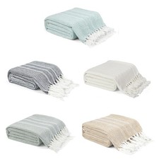 Cross-stitch Throw Blanket
