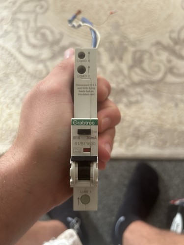 Crabtree b16 61009 rcbo 30ma - 61009,