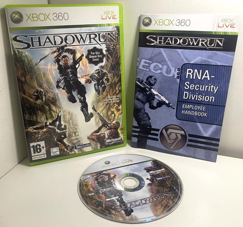 Near mint shadowrun - mint, (xbox