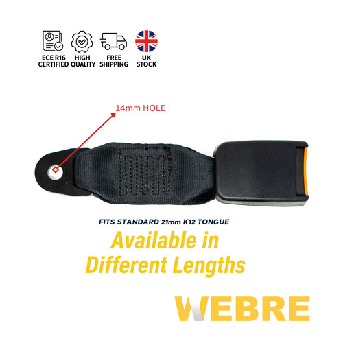 Universal webbed seat belt - universal,