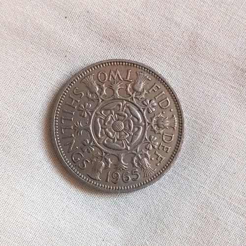 1965 one shilling coin - 1965,