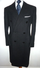 1940's British Officers Wool Great Coat RAF Military Naval Chas Whitelock Men 40