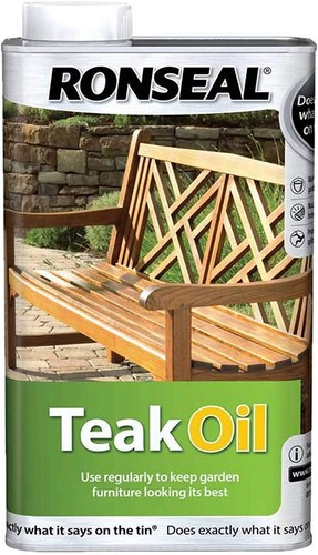 Ronseal teak oil - oil, water