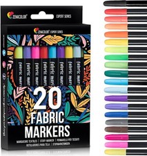 Zenacolor 20 Fabric Pens