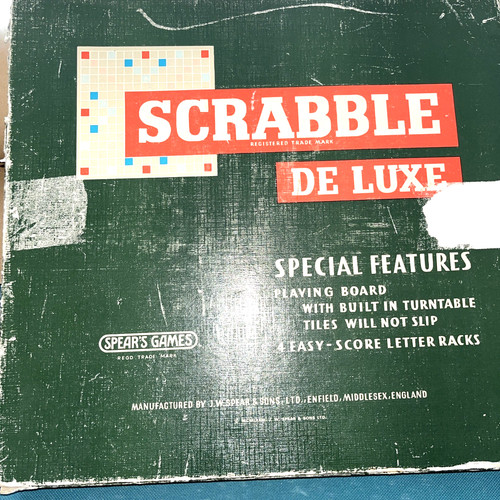 Vintage scrabble luxe - de,