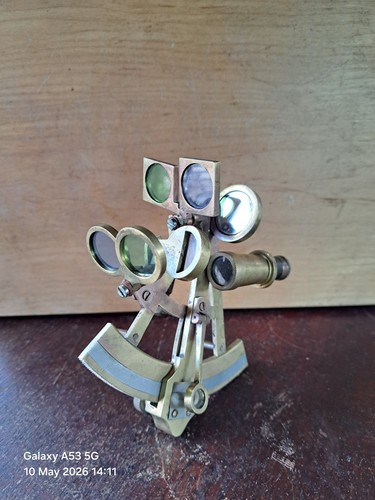 Brass sextant made by - brass,
