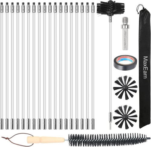 24pcs chimney cleaning - chimney, brush