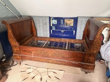 Napolean sleigh Vintage Antique Single Bed