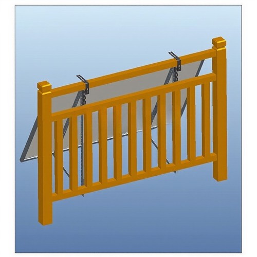 Solar panel mount - panel, for