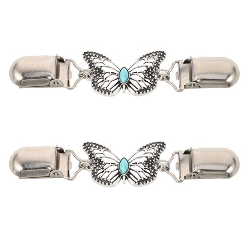 2pcs butterfly sweater clips - 2pcs,