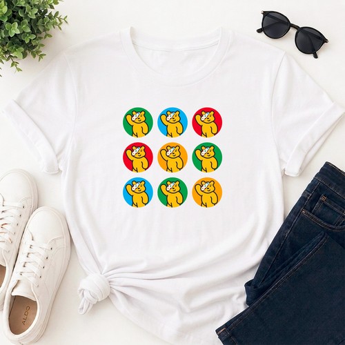 Bear spotty circles graphic - spotty,