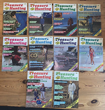Treasure Hunting Magazines 1984 x 10 Used Bundle Vintage Metal Detecting Vintage