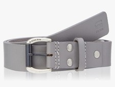 G-Star Raw Small Dast Belt Men’s Silver/Grey Size 70 BRAND NEW
