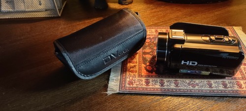Camcorder with case and two - camcorder,