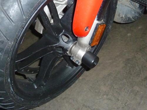 Buell 1125r 2008 axle crash - 2008,