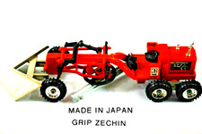 GRIP ZECHIN No: 23 Caterpillar CAT 14E ROAD SCRAPER with SNOW PLOW Made in Japan