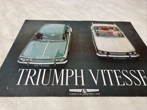Triumph vitesse sales catalog - vitesse,