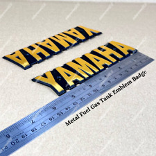 For YAMAHA RX100 RX125 3D FUEL GAS PETROL TANK FAIRING EMBLEM DECAL SET