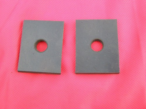 Two radiator mounting pads - pads, to