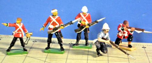 Metal 54mm britian zulu - 5,