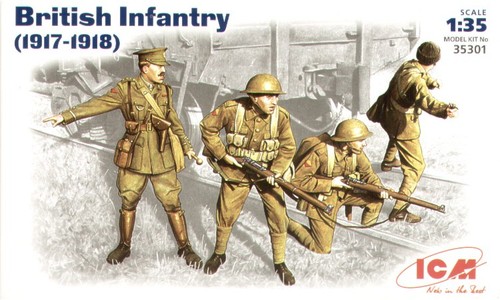 Icm ww1 british infantry - 1/35,