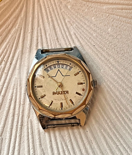 Vintage men mechanical watch - mechanical,