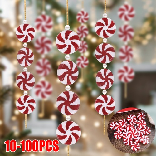 100x giant red - green, glitter