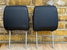 Discovery 3 Land Rover Front Headrests, Black Leather, Unused