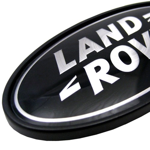 Genuine black silver oval - oval, rear