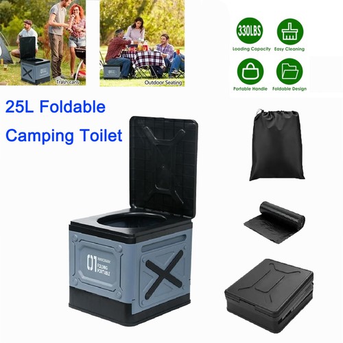 25l folding toilet portable - folding,