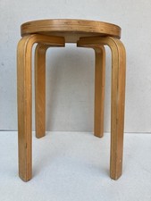 Alvar Aalto Style Circa 60s Bent Ply Stool