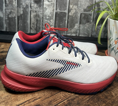 Brooks launch white red - launch, 7