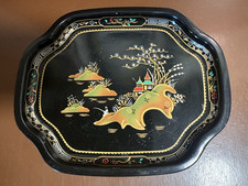 Small Tin Tray Black