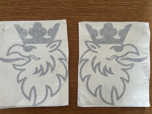 Scania griffin window logo - griffin, in