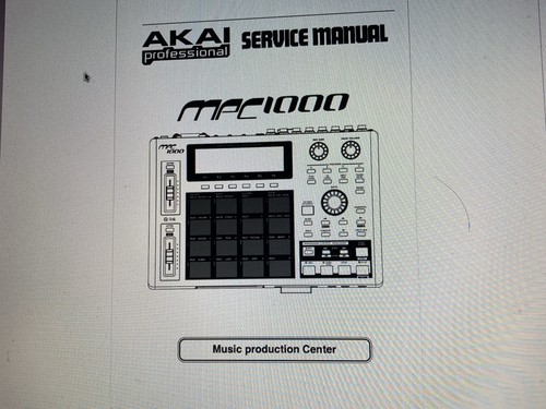 Akai mpc1000 service manual - mpc1000,
