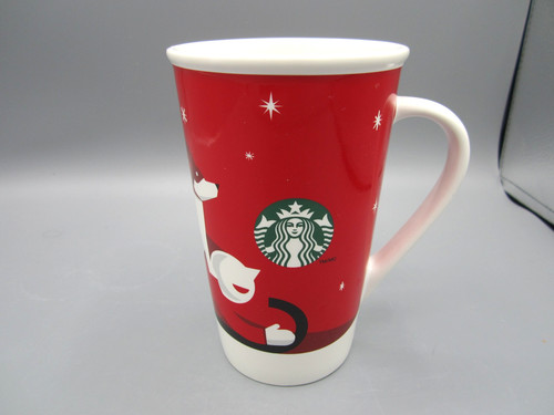 Starbucks christmas boy - starbucks, dog
