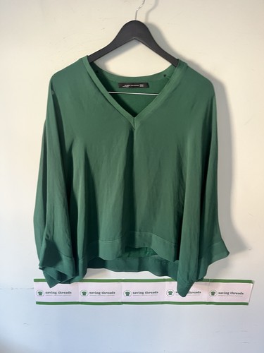 Zara women green blouse - green, top