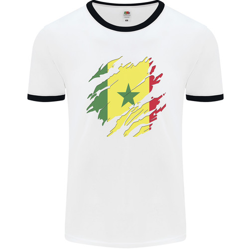 Torn senegal flag - senegal, senegalese