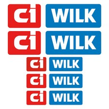 ci WILK sticker decal camper