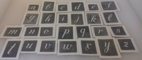 Alphabet lower case letter