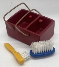 Dolls house cleaning caddy &  accessories kitchen larger than  1/12th scale  