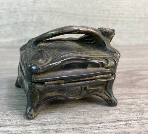 Antique art nouveau pewter - art,