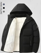 Winter Solid Black Jacket for