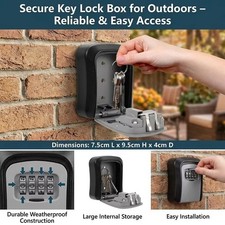 Metal Wall Mounted Key Safe 4