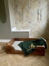 Large Wooden Dog Bed