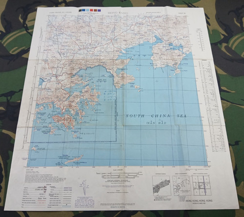 Rare original ww2 map of - original,