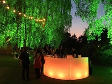 LED Circular Curved Mobile Bar