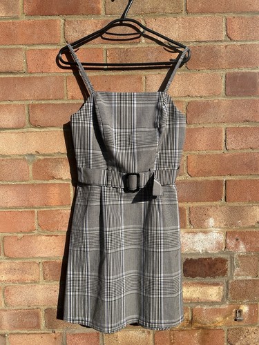 Primark plaid belted mini - belted,
