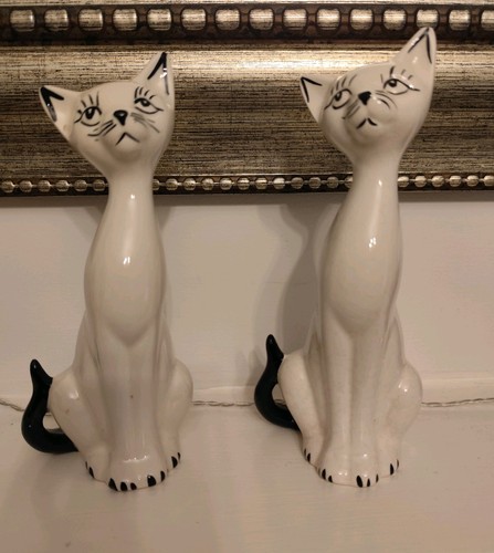 Vintage mcm ceramic long neck - ceramic,